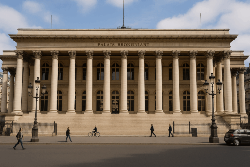 Façade moderne et dynamique du Palais des Congrès de Paris, symbole de l'innovation événementielle